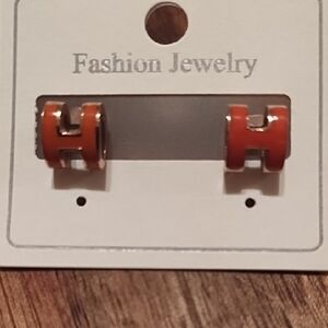 3/$30 Fashion Jewelry Bold Orange Earrings